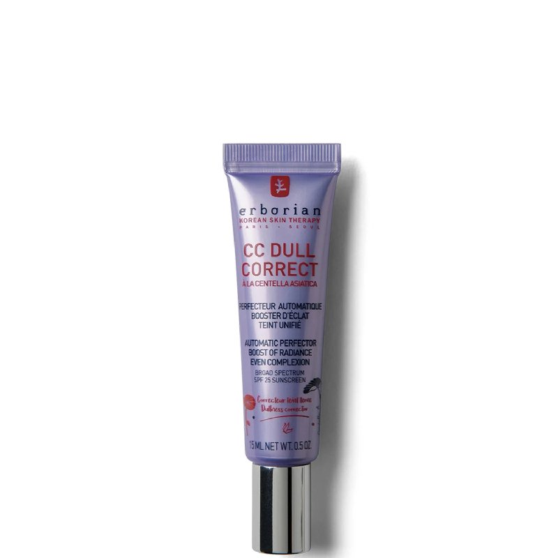 Erborian CC Dull Correct Colour Correcting Anti-Dull Cream with SPF25, Travel Size 15ml