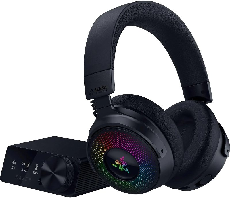 Razer Kraken V4 Pro Black Wired/Wireless Gaming Headset with OLED Hub