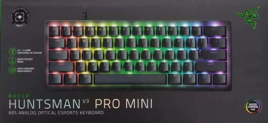 Razer Huntsman V3 Pro Mini Analog Optical RGB Gaming Keyboard - 60% UK Layout
