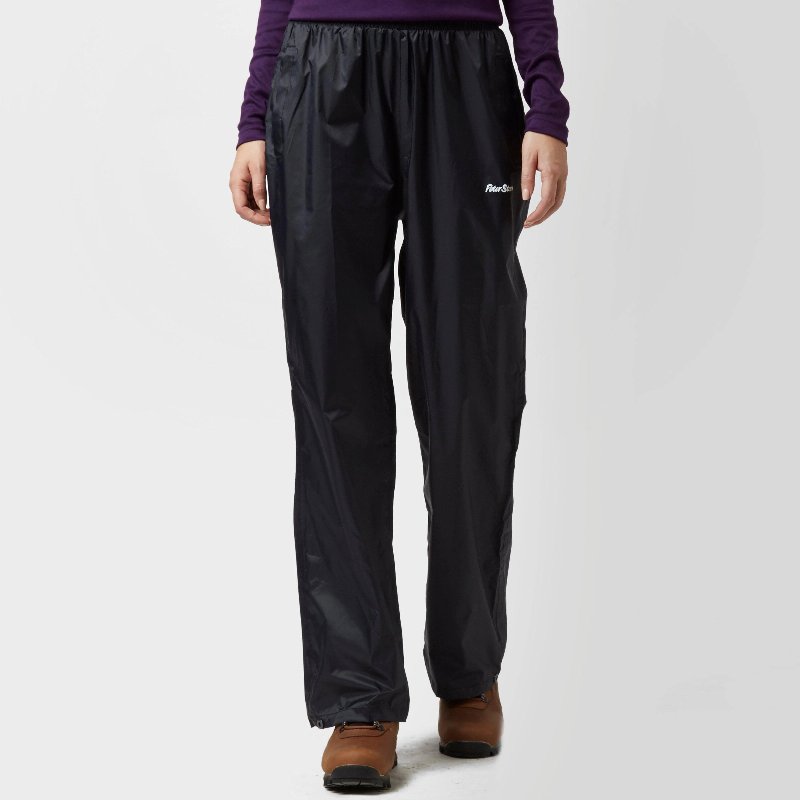 Peter Storm Women's Packable Waterproof Trousers Black