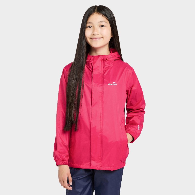 Peter Storm Kids Packable Waterproof Jacket - Pink