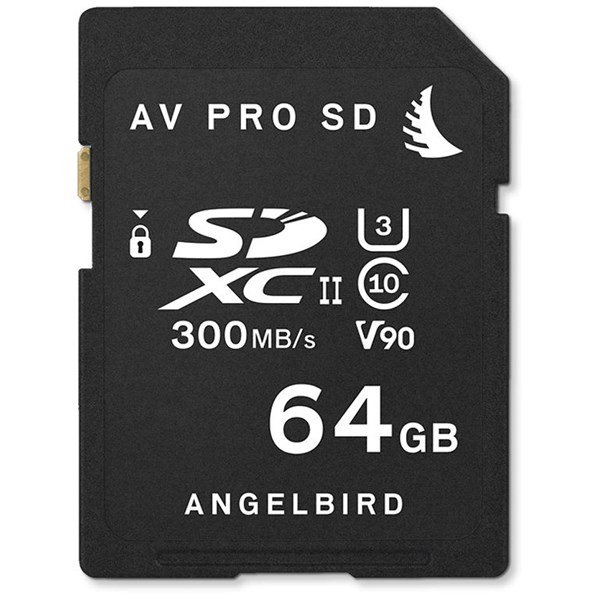 Angelbird 64GB AV Pro MK2 V90 UHS-II SDXC Memory Card