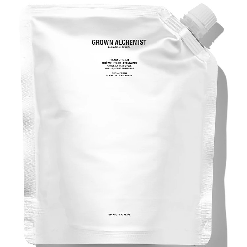 Grown Alchemist Hand Cream Refill, Vanilla Orange Peel, 500ml