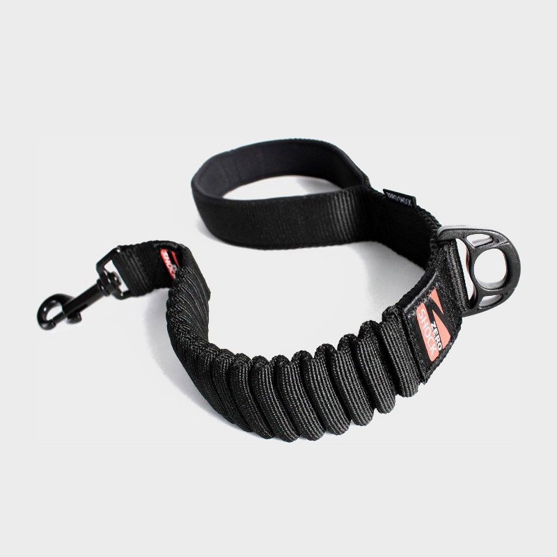 EzyDog Zero Shock Lead B, 25", Black