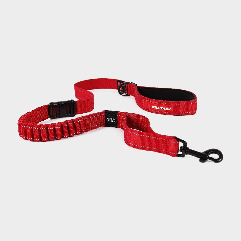EzyDog Zero Shock Lead, 122cm, Red