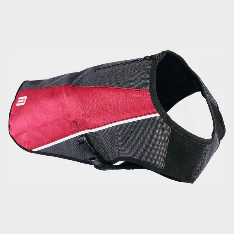 EzyDog Element Dog Jacket, Medium, Red/Black
