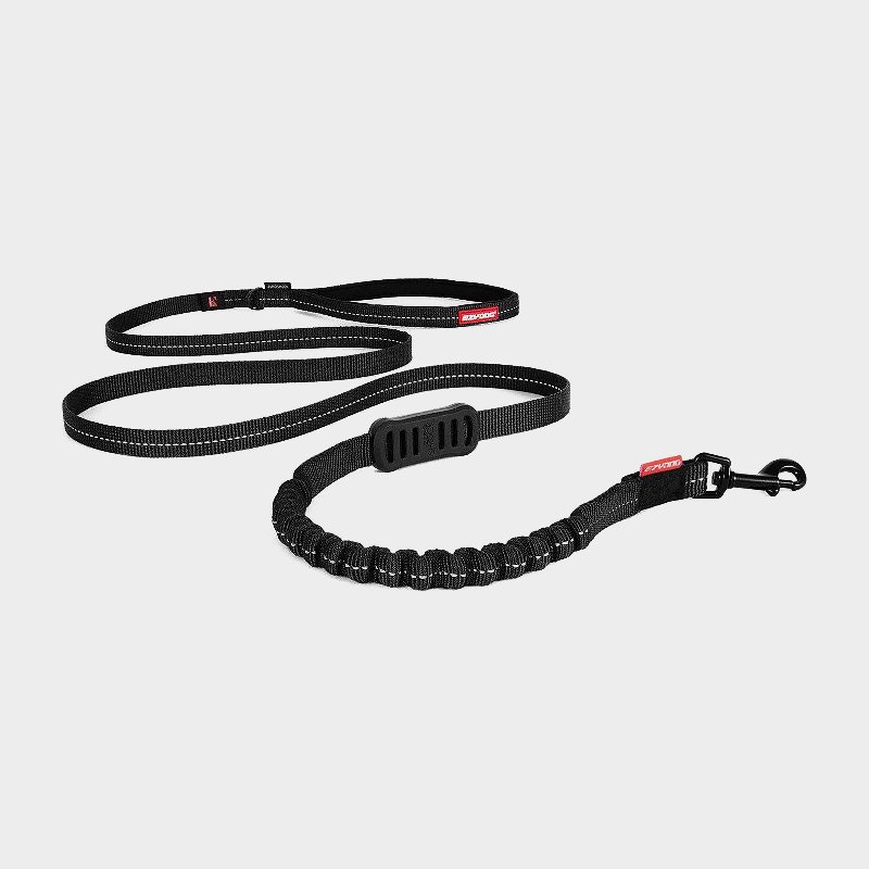 EzyDog Zero Shock LITE Dog Lead, 48'', Black