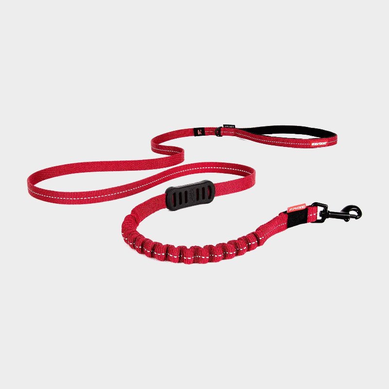 EzyDog Zero Shock Lead Red 120cm