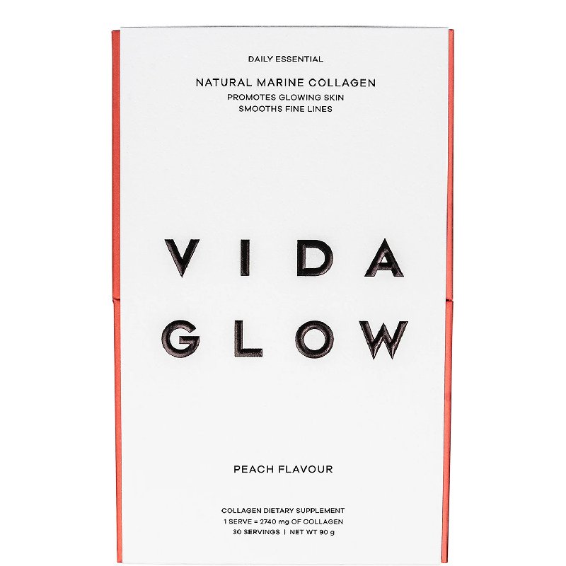 Vida Glow Natural Marine Collagen Sachets - Peach Flavour