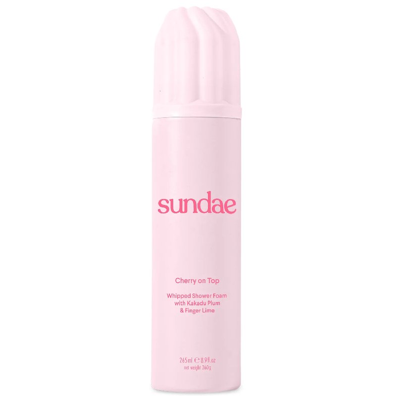 Sundae Body Cherry on Top Whipped Shower Foam with Kakadu Plum and Finger Lime 265ml