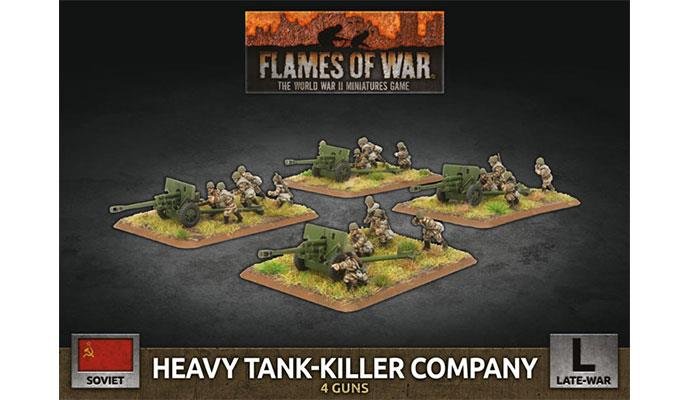 Flames of War Soviet Heavy Tank-Killer Company - Late War Miniatures Pack