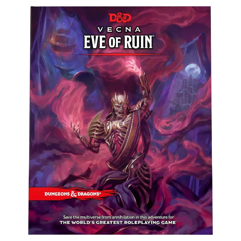 Dungeons & Dragons Vecna: Eve of Ruin Adventure Book for Levels 10-20