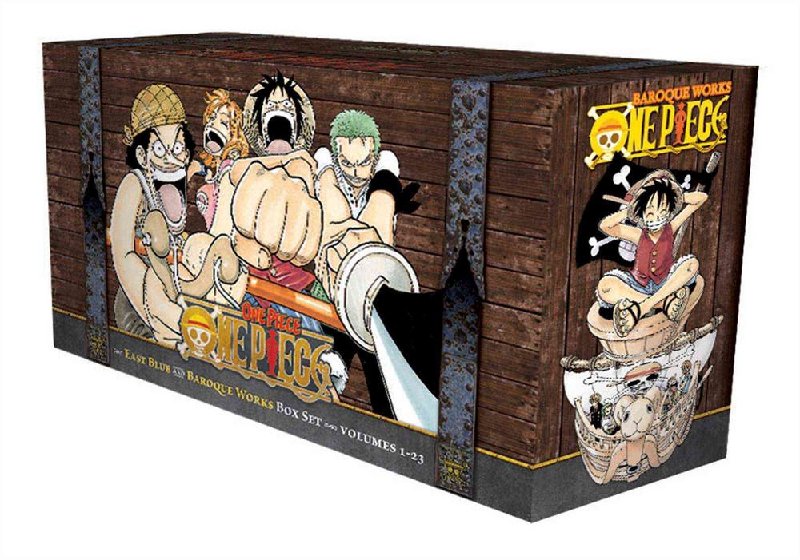 One Piece Box Set 1: East Blue and Baroque Works (Volumes 1-23) by Harper Collins