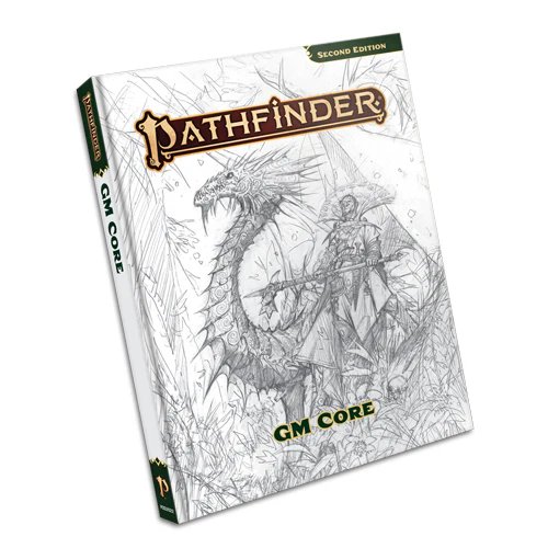 Pathfinder RPG 2nd Edition GM Core Sketch Cover Hardcover Rulebook (P2)