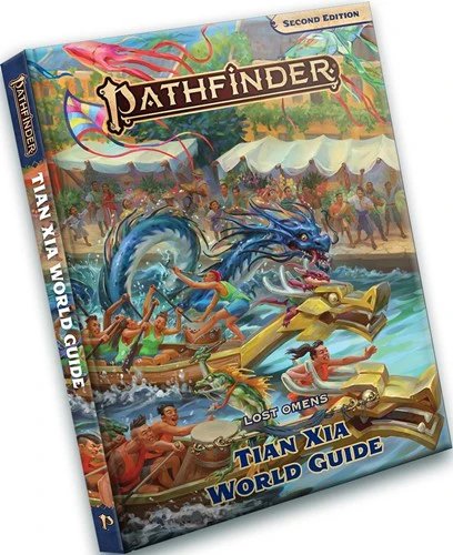 Pathfinder Lost Omens 2nd Edition Tian Xia World Guide, 304-page Gazetteer with Poster Map