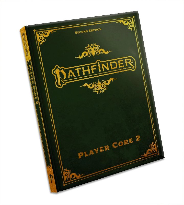 Pathfinder RPG 2nd Edition Player Core 2 Special Edition Hardback Rulebook