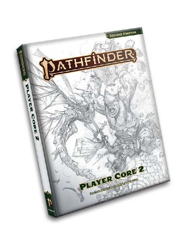 Pathfinder RPG 2nd Edition Player Core 2 Sketch Cover Hardback Rulebook