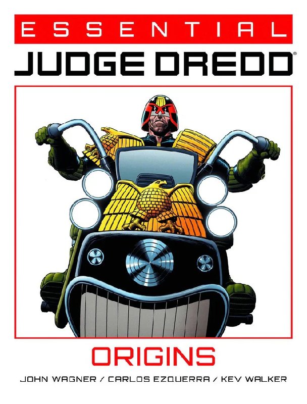 Essential Judge Dredd Origins Graphic Novel by John Wagner and Carlos Ezquerra