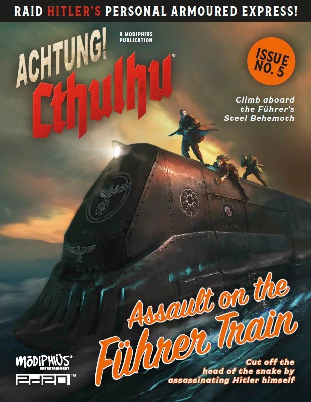 Achtung! Cthulhu 2d20 - Assault on the Fuhrer Train RPG Adventure Module
