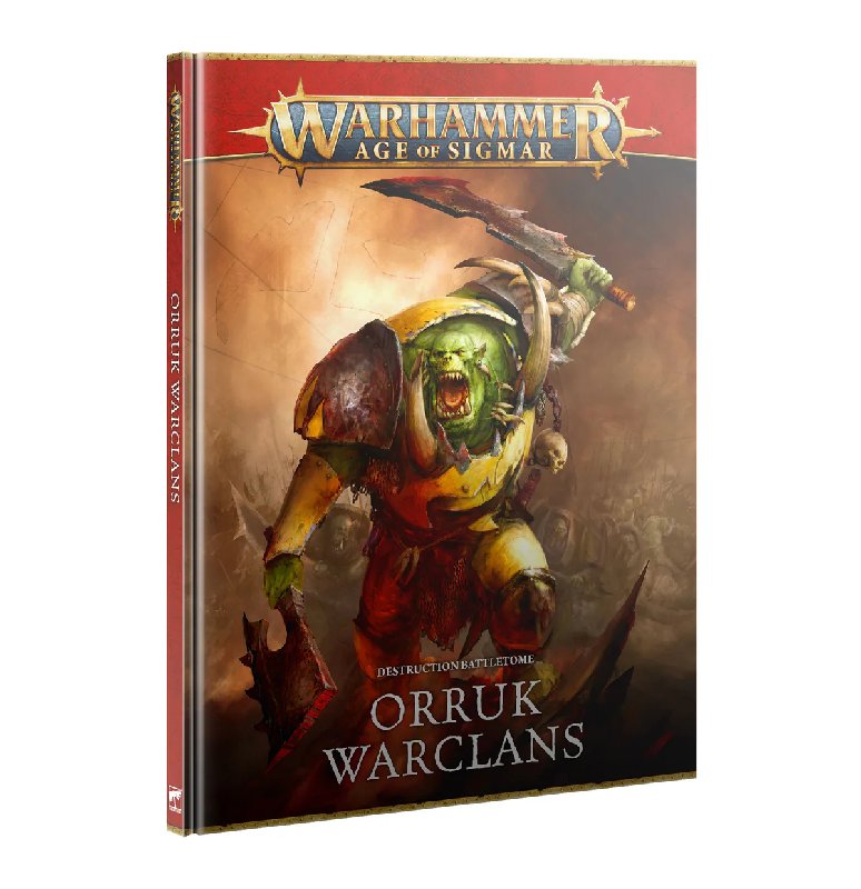 Warhammer Age of Sigmar Battletome: Orruk Warclans 128-Page Hardback