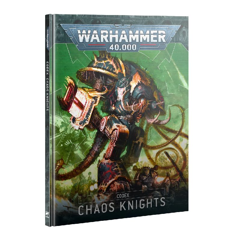 Warhammer 40,000 Codex: Chaos Knights 104-Page Hardback Rulebook