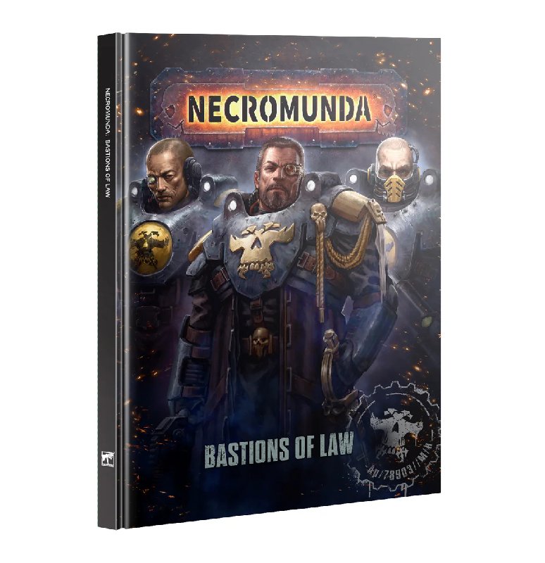 Games Workshop Necromunda Bastions of Law 128-Page Hardback Expansion Book