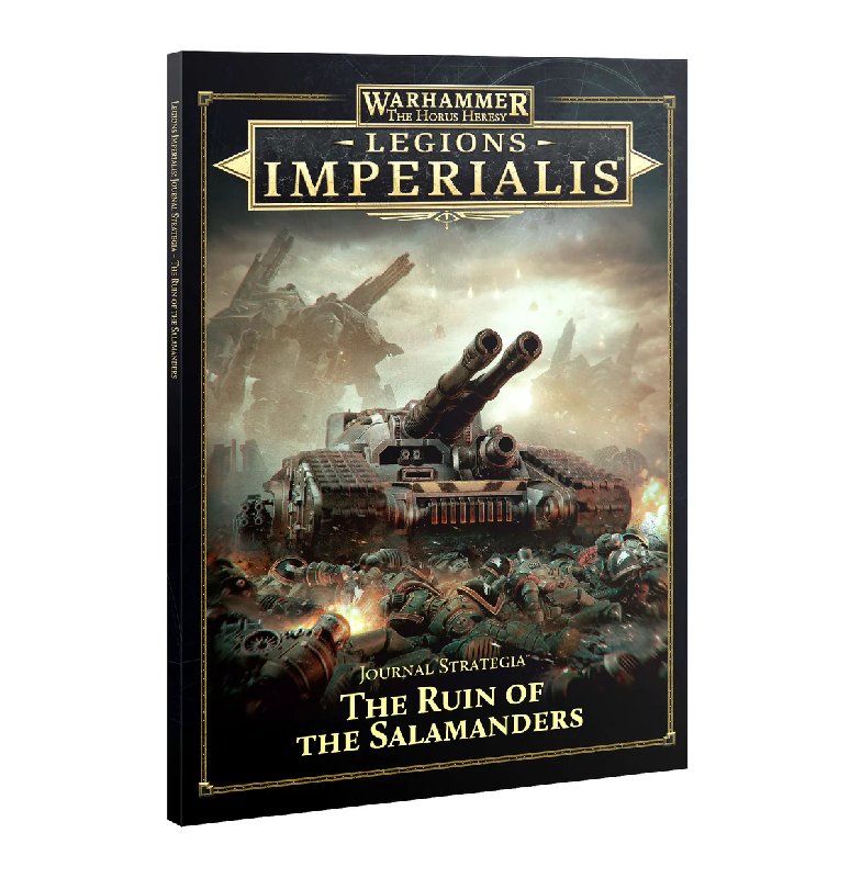 Legions Imperialis Journal Strategia: The Ruin of the Salamanders 48-Page Softcover Book