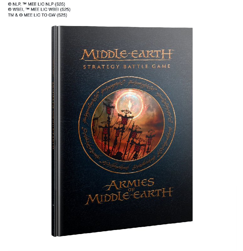 Middle-earth Strategy Battle Game Armies of Middle-earth 192-Page Hardback Supplement
