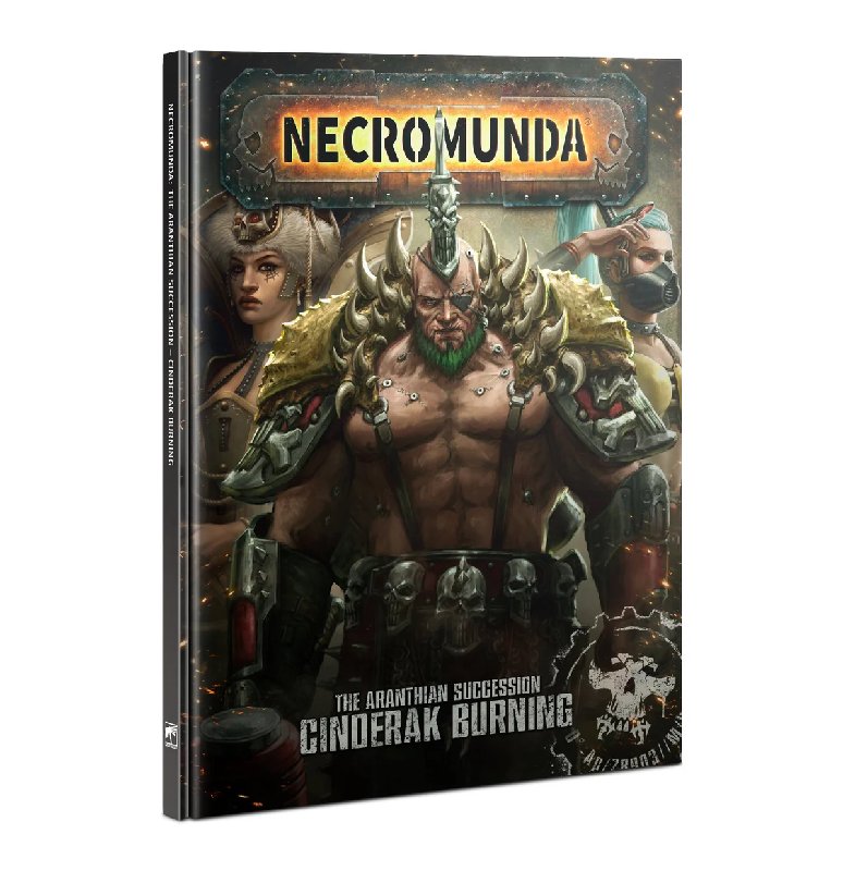 Games Workshop Necromunda Aranthian Succession Cinderak Burning 128-Page Hardback Supplement