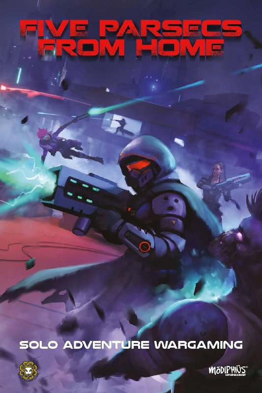 Five Parsecs From Home: Solo Adventure Wargame Hardback Book
