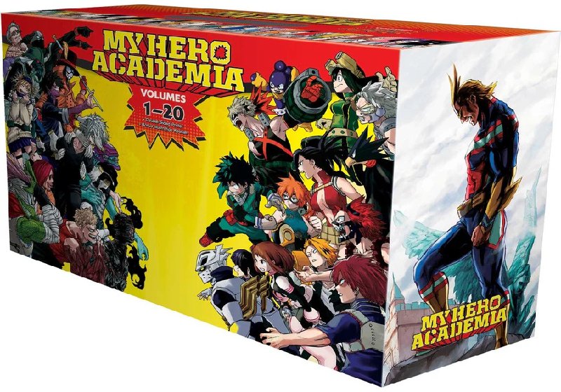 My Hero Academia Box Set 1 by Harper Collins - 20 Volumes with Poster & Booklet
